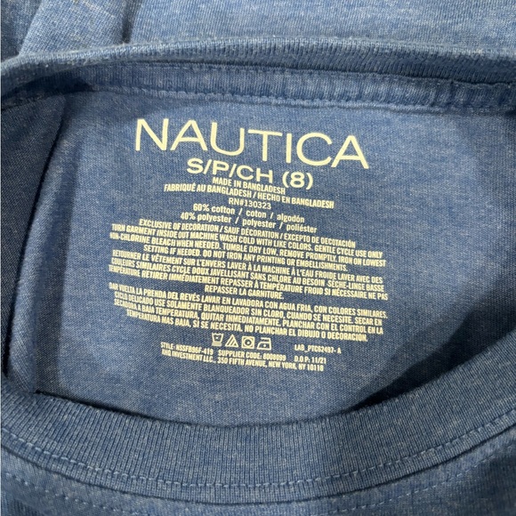 Boys Nautica blue T-shirt - Picture 2 of 4